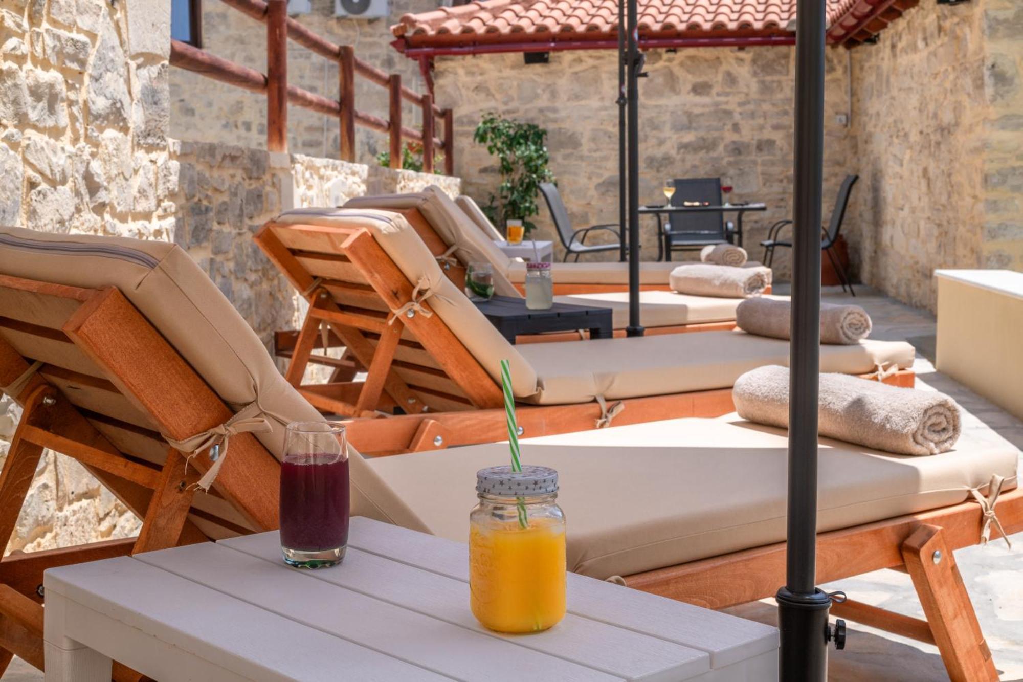 Draganigo Luxury Stone Houses 40 Min From Matala Ano Moulia Exterior photo